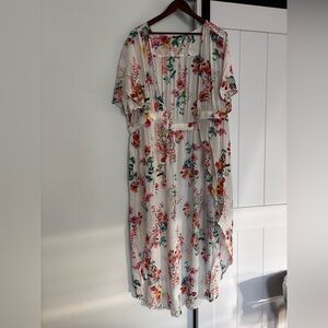 IMAN Vibrant Floral Cardigan